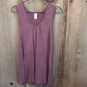 CY Fashion Purple Vintage Washed Tank Top S M L